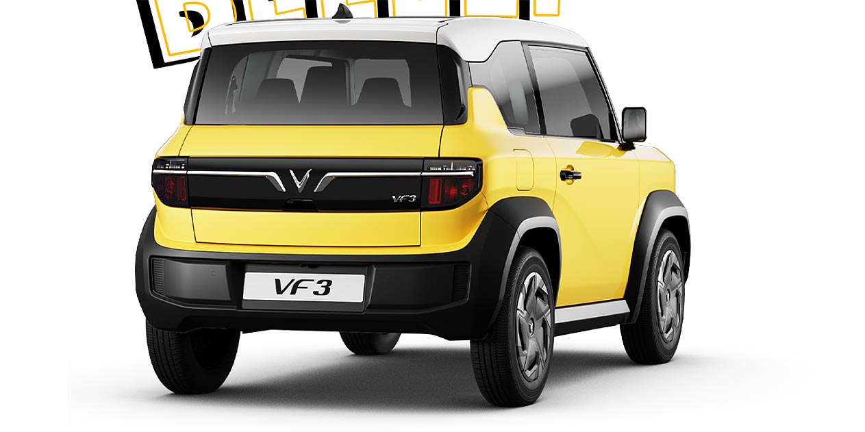 VinFast VF3 - Đuôi xe